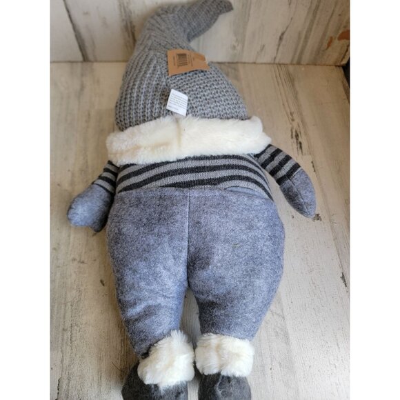 xmas gnome plush blue santa pillow Xmas home before - Picture 8 of 10